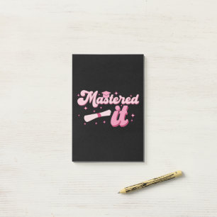 Post-it® Diplômé Maîtrise Diplômé MBA Diplômé