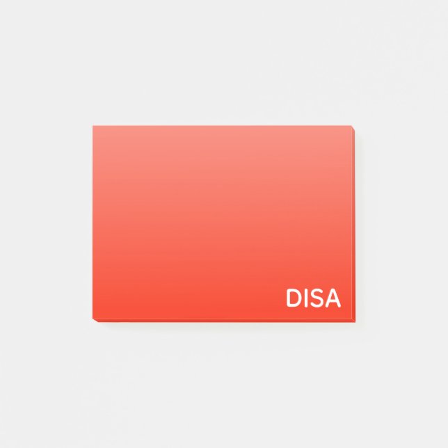 Post-it® Disa Red color (Devant)