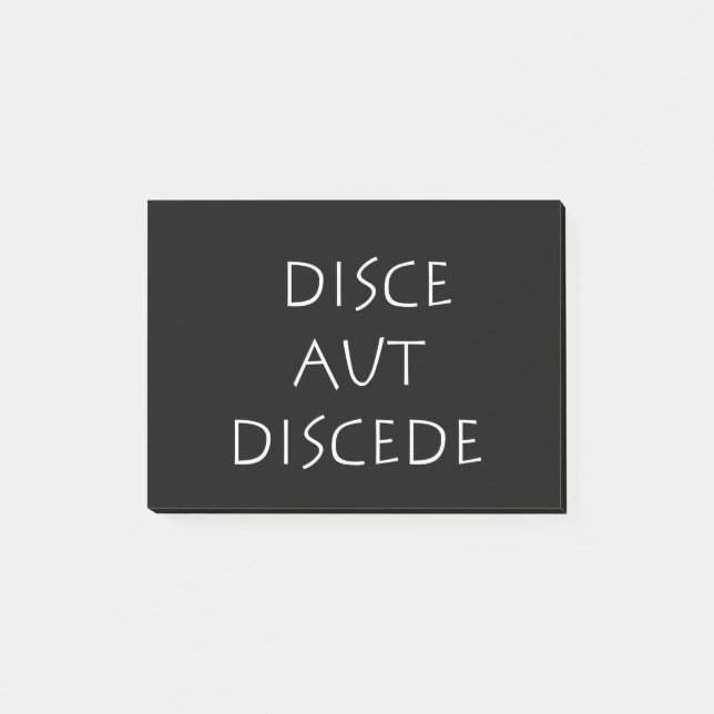Post-it® Disce aut disceder (Devant)