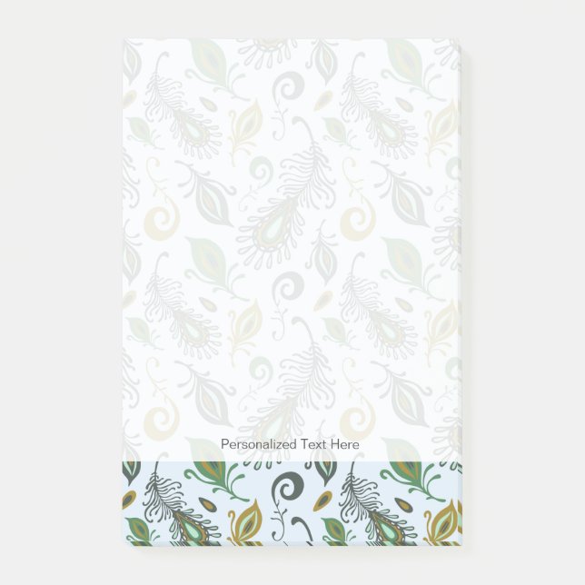 Post-it® Diverses plumes colorées (Devant)