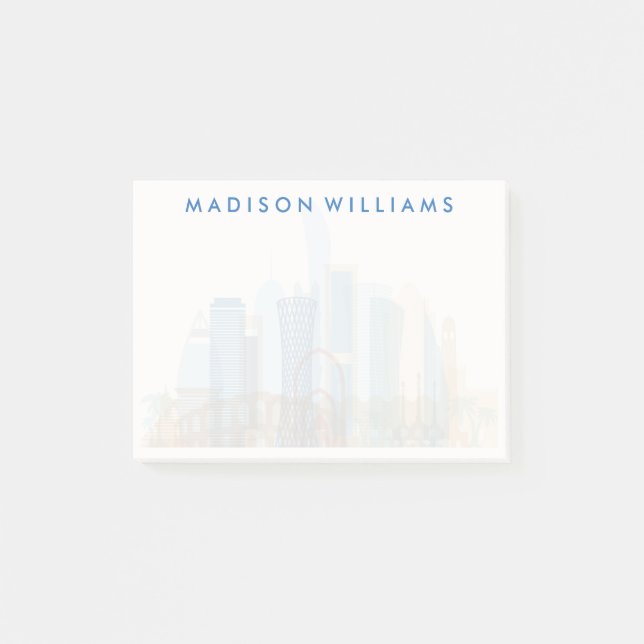Post-it® Doha, Qatar| Ville Skyline (Devant)