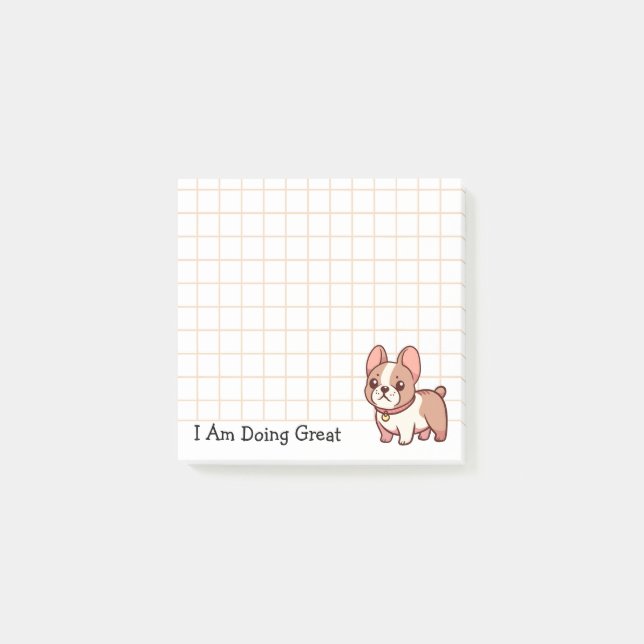 Post-it® Doing Great French Bulldog (Devant)