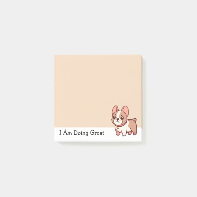 Post-it® Doing Great French Bulldog (Devant)