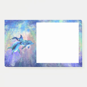 Post-it® Dolphin Post it Notes Dolphins Couple Notes