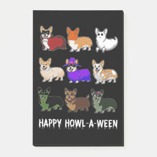 Post-it® Don de chien  Funny Corgi Dog Halloween