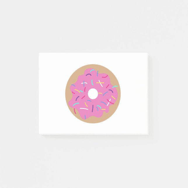 Post-it® Donut arrosé (Devant)