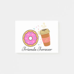 Post-it® donut coffee friends pour toujours post-it notes
