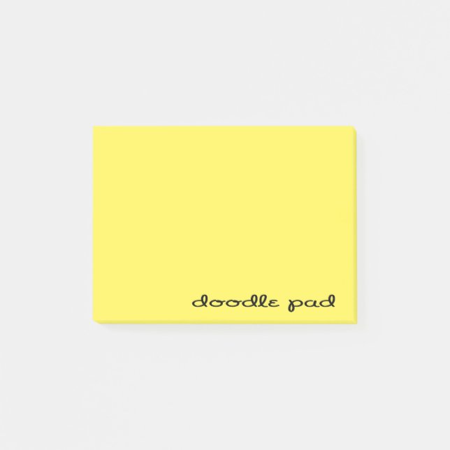 Post-it® Doodle Pad Jaune (Devant)