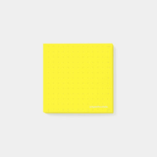 Post-it® Dot-Grid 7*7 Yellow (EA) Post-it Notes