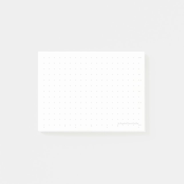 Post-it® Dot-Grid Label 10*7 (EA) Post-it Notes (Front)