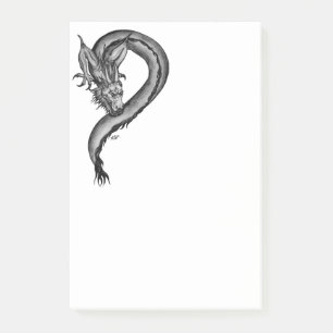 Post-it® Dragon en style tatouage
