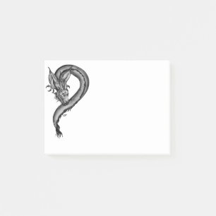 Post-it® Dragon en style tatouage
