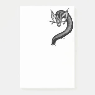 Post-it® Dragon en style tatouage