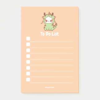 Post-it® Dragon Mochi Personnalisable liste de tâches