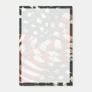 Post-it® Drapeau américain-Camouflage par Shirley Taylor