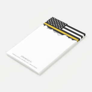 Post-it® Drapeau américain style Dispatcher Gold Line