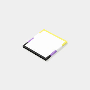 Post-it® Drapeau de fierté non binaire