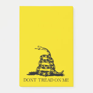 Post-it® Drapeau de Gadsden à serpent à sonnette : Lutte, R