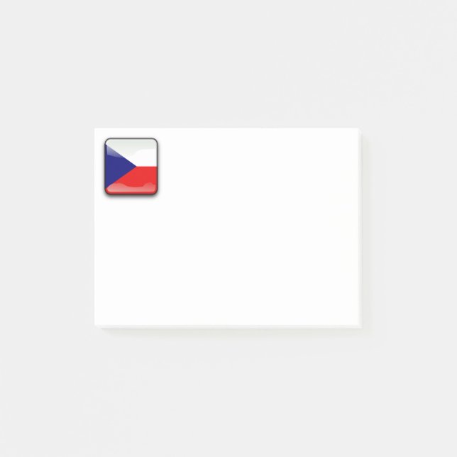 Post-it® Drapeau de la République tchèque (Devant)