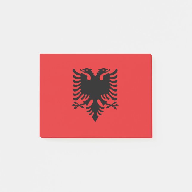 Post-it® Drapeau de l'Albanie (Devant)