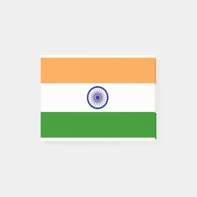 Post-it® Drapeau de l'Inde (Devant)