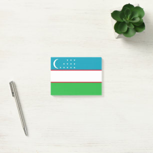 Post-it® Drapeau de l'Ouzbékistan