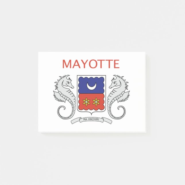 Post-it® Drapeau de Mayotte (Devant)