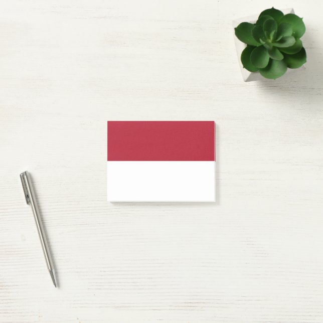Post-it® Drapeau de Monaco (Bureau)