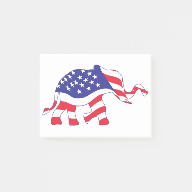 Post-it® DRAPEAU D'Éléphant (Devant)