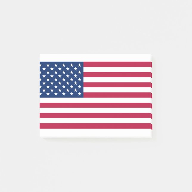 Post-it® Drapeau Des États-Unis D'Amérique (Devant)