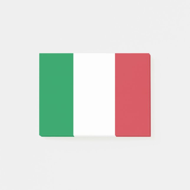 Post-it® Drapeau des notes de Courrier-it® de l'Italie (Devant)