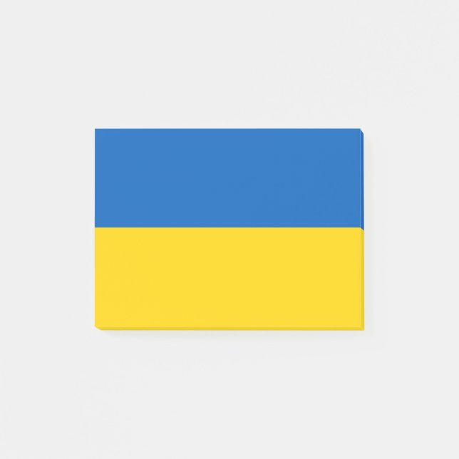 Post-it® Drapeau des notes de Courrier-it® de l'Ukraine (Devant)