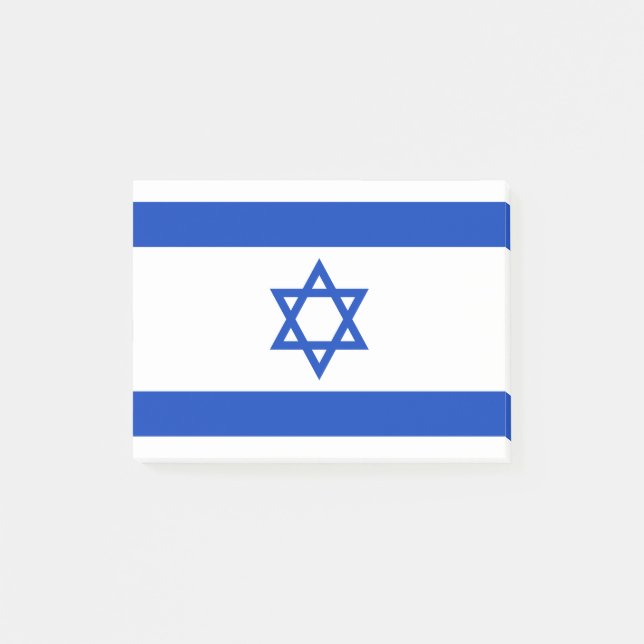 Post-it® Drapeau d'Israël (Devant)