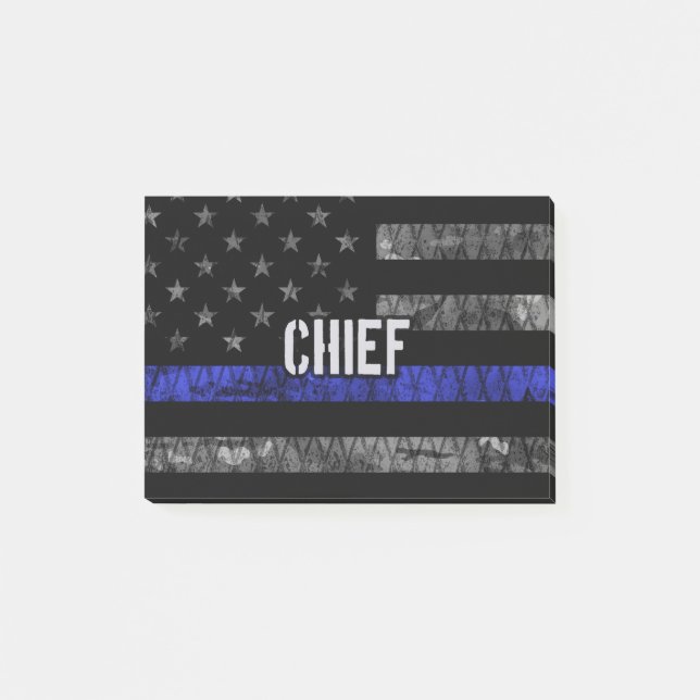 Post-it® Drapeau du chef de la police en détresse (Devant)