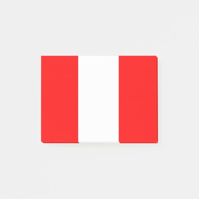 Post-it® Drapeau du Pérou (Devant)