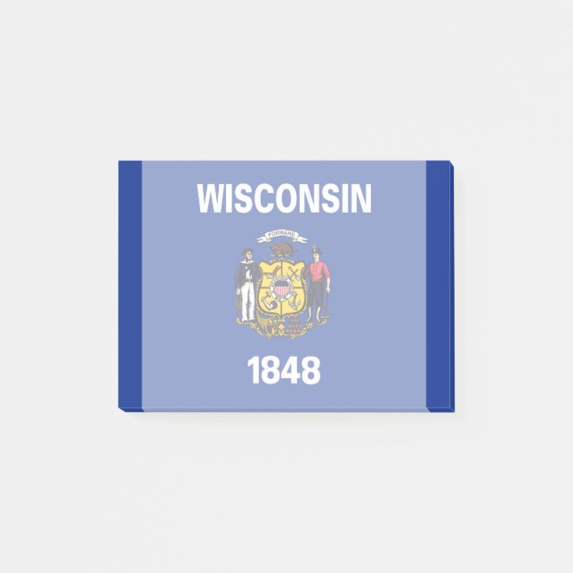 Post-it® Drapeau du Wisconsin (Devant)