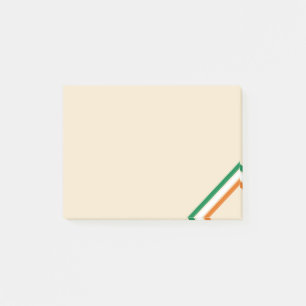 Post-it® Drapeau Irlandais Patriotique Irlande Rayures