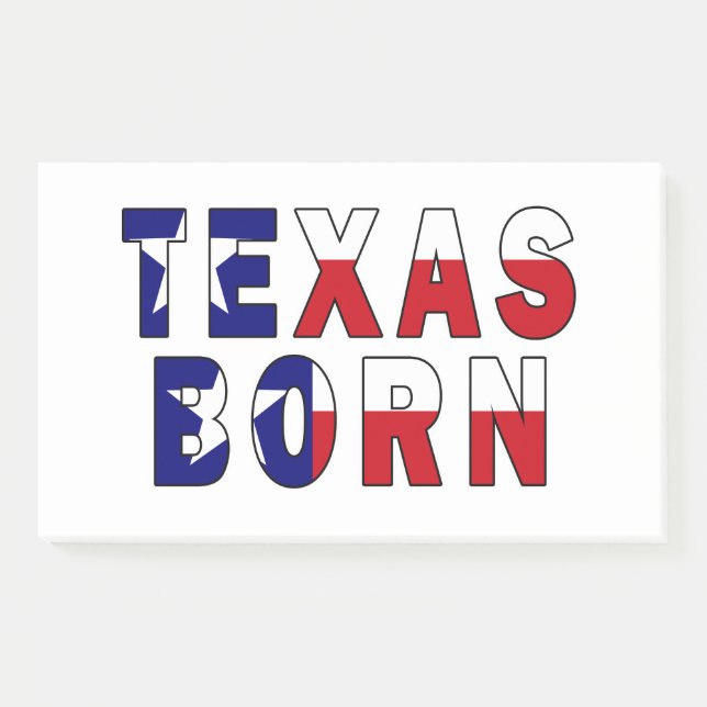 Post-it® Drapeau né au Texas (Devant)