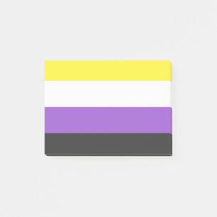 Post-it® Drapeau non-binaire