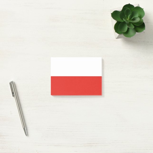 Post-it® Drapeau polonais (Bureau)