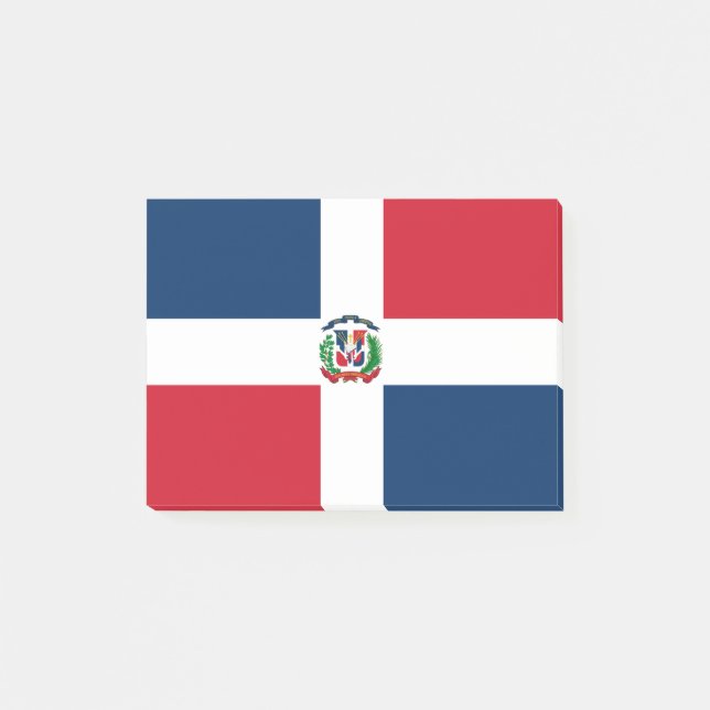 Post-it® Drapeau République Dominicaine Post-It Notes (Devant)