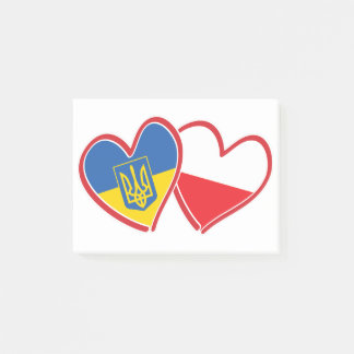 Post-it® Drapeau-Ukraine-et-Pologne