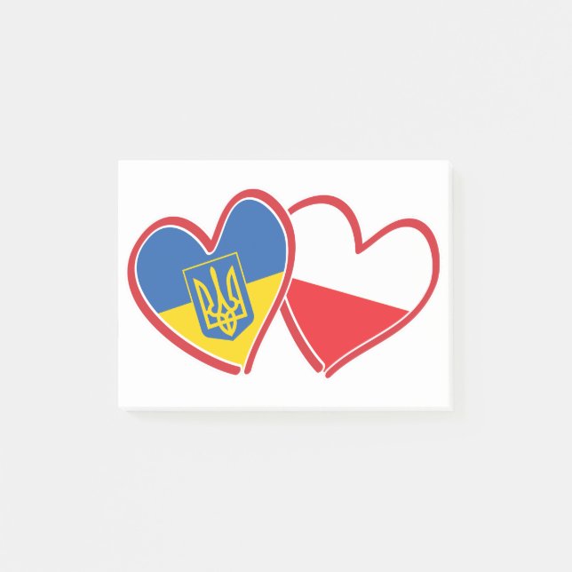 Post-it® Drapeau-Ukraine-et-Pologne (Devant)