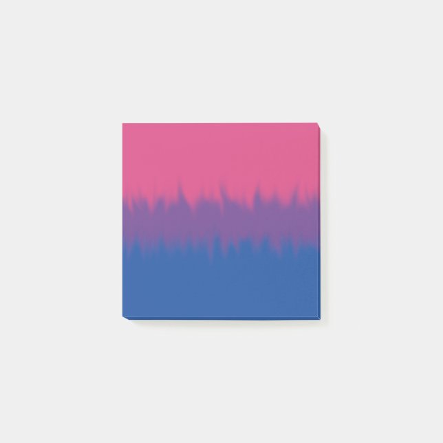 Post-it drapeaux bisexuels (Devant)