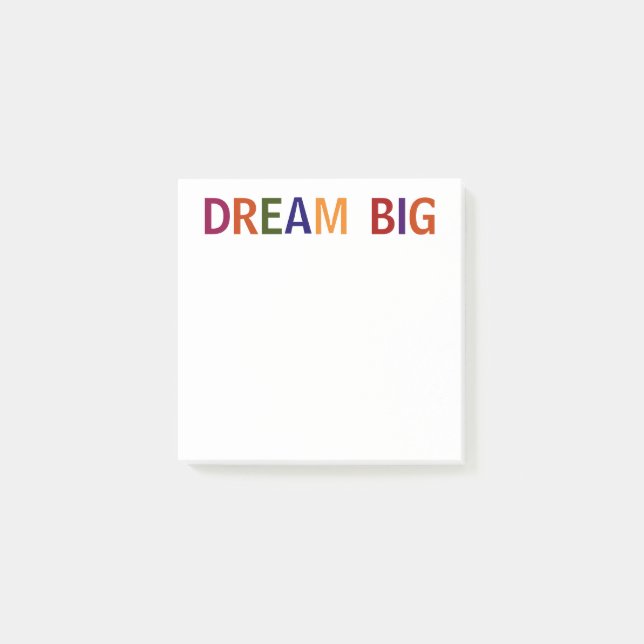 Post-it® Dream Big Multicolore (Devant)