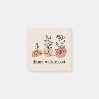 Post-it® Dream. Work. Repeat