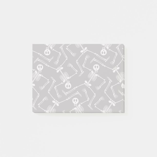 Post-it® Drôle des squelettes d'Halloween (Devant)