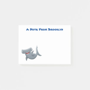 Post-it® Drôle mignon requin marteau dessin animé