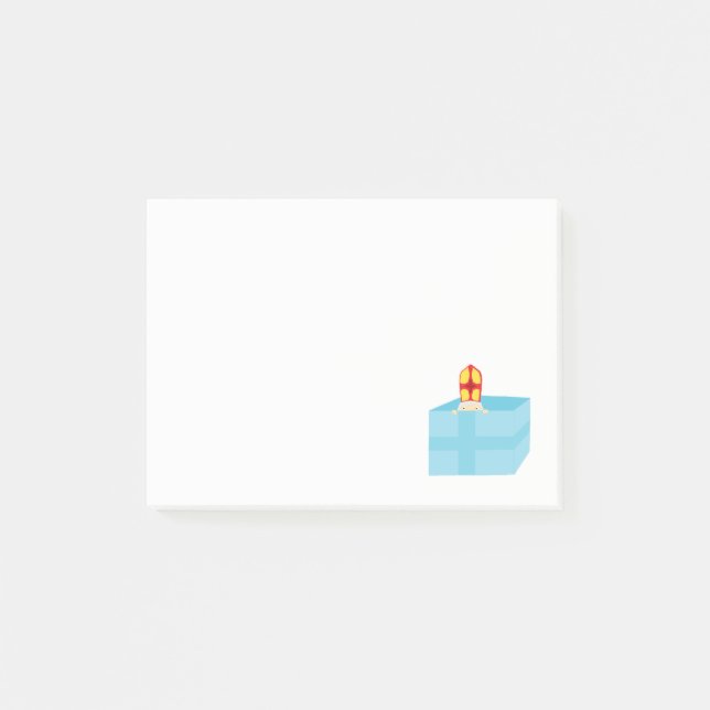 Post-it® Drôle mignon St Nicholas Dutch Sinterklaas Kids Ar (Devant)
