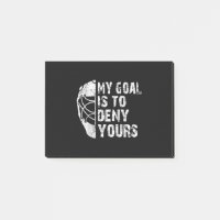 Drôle Mon But Est De Refuser Votre Hockey Goalie I